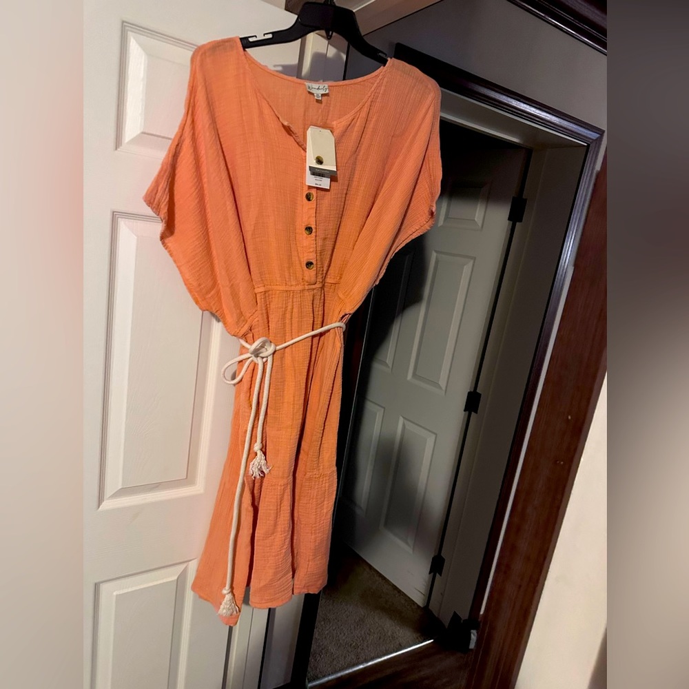 Wonderly peachy colored dress